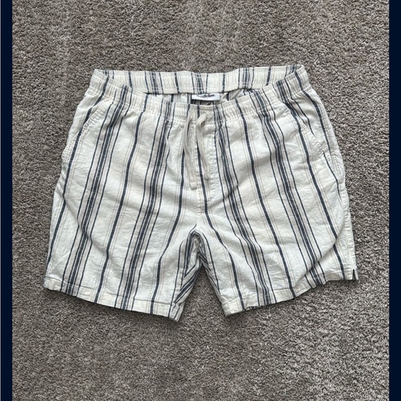 Goodfellow & Co Other - Goodfellow Men’s Medium Blue and White Striped Casual Shorts